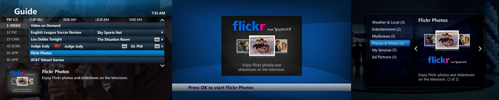 Flickr on AT&T U-verse